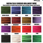 Silk Covered Galvanized Iron Wire | Millinery Wire